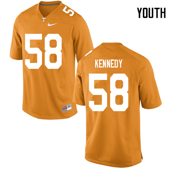 Youth #58 Brandon Kennedy Tennessee Volunteers College Football Jerseys Sale-Orange